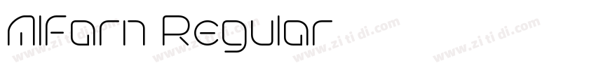 Alfarn Regular字体转换